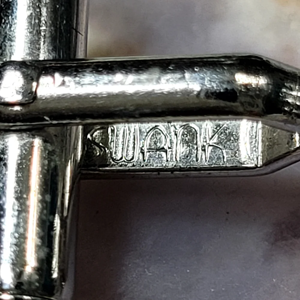 SWANK Silver and gray Cufflinks